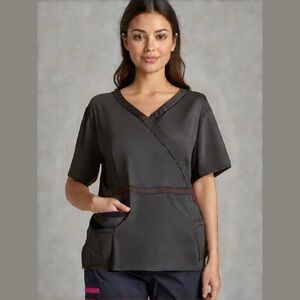 🛍Bundle sale🛍Carhartt Black and Gray scrub top Relaxed Fit xl